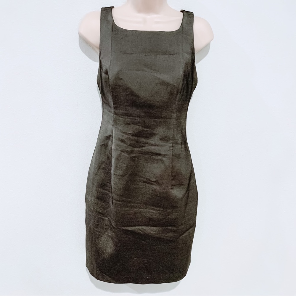 Grey dress with a racer back